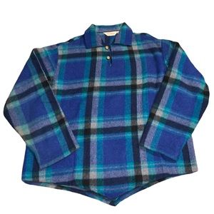 Vintage 60s Men’s Woolmaster Outerwear Long Sleeve 1/4 Button Lumberjack Jacket